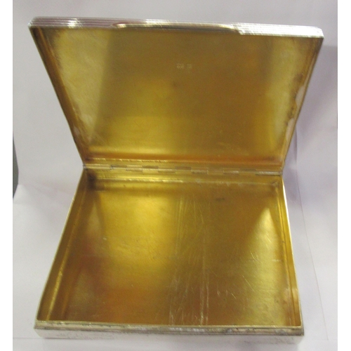 232 - A silver cigarette case, weight 5oz