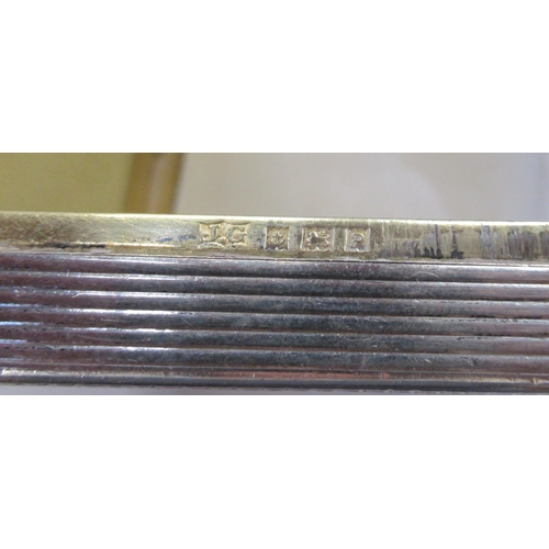 232 - A silver cigarette case, weight 5oz