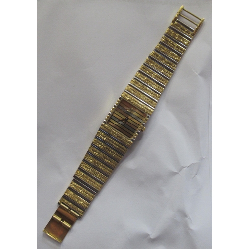 233 - Raymond Weil, a three colour gold plated wrist watch