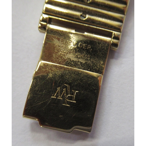 233 - Raymond Weil, a three colour gold plated wrist watch