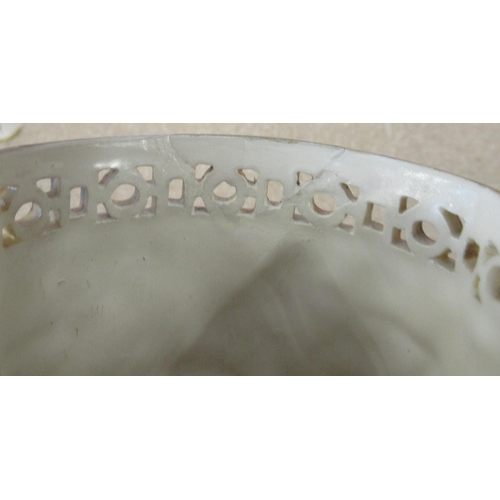 244 - Two Royal Worcester Chinese influence vases, of shaped cylindrical form, both af