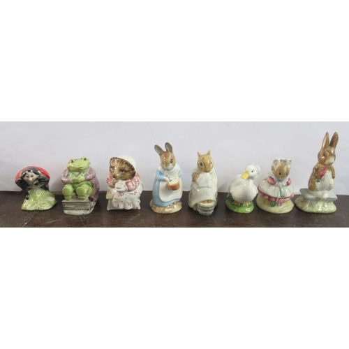 246 - 8 Beswick Beatrix Potter figures, together with 2 Royal Albert figures to include Mother Ladybird, M... 