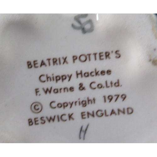 246 - 8 Beswick Beatrix Potter figures, together with 2 Royal Albert figures to include Mother Ladybird, M... 
