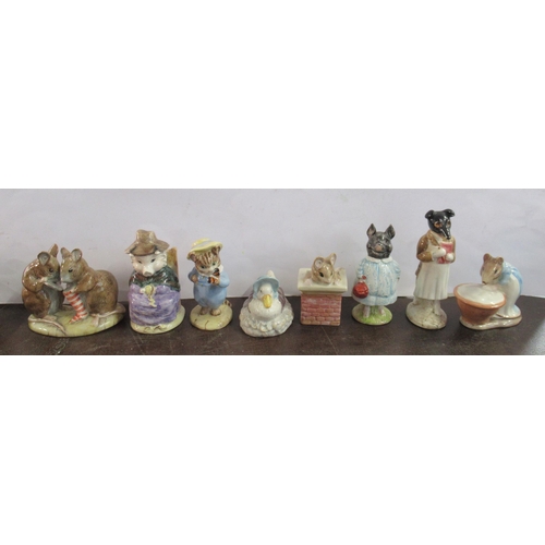 247 - 8 Beswick Beatrix Potter figures, together with 2 Royal Albert figures to include Tom Kitten and but... 