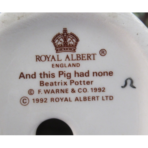 247 - 8 Beswick Beatrix Potter figures, together with 2 Royal Albert figures to include Tom Kitten and but... 