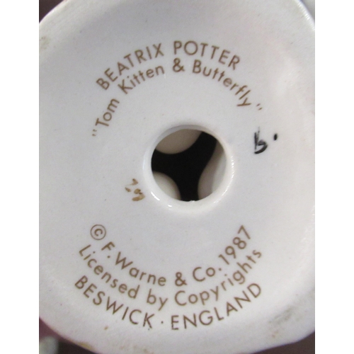 247 - 8 Beswick Beatrix Potter figures, together with 2 Royal Albert figures to include Tom Kitten and but... 