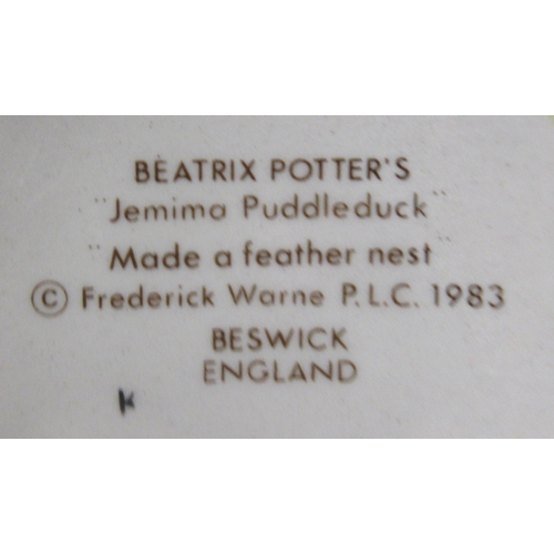 247 - 8 Beswick Beatrix Potter figures, together with 2 Royal Albert figures to include Tom Kitten and but... 