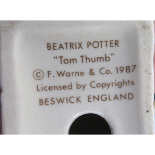 247 - 8 Beswick Beatrix Potter figures, together with 2 Royal Albert figures to include Tom Kitten and but... 
