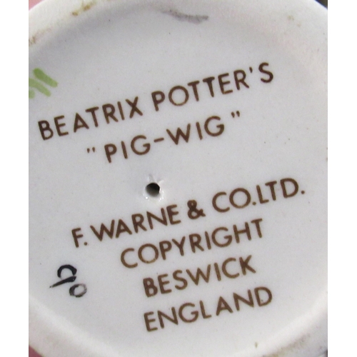 247 - 8 Beswick Beatrix Potter figures, together with 2 Royal Albert figures to include Tom Kitten and but... 
