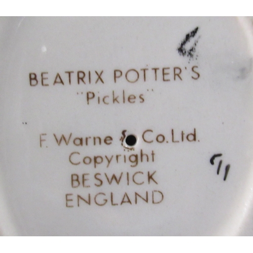 247 - 8 Beswick Beatrix Potter figures, together with 2 Royal Albert figures to include Tom Kitten and but... 