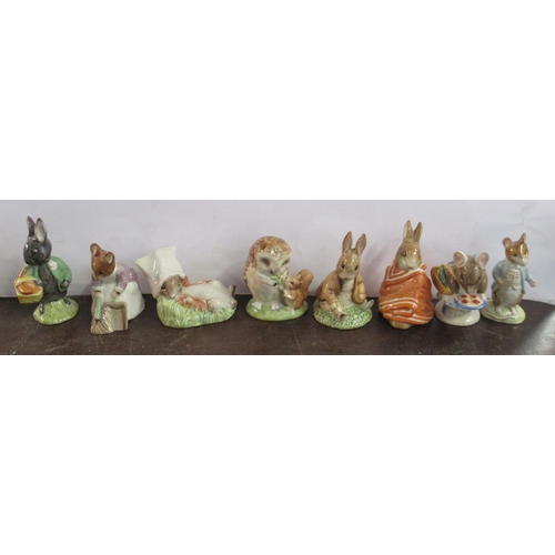 248 - 8 Beswick Beatrix Potter figures, together with a Royal Albert figure to include Little black Rabbit... 