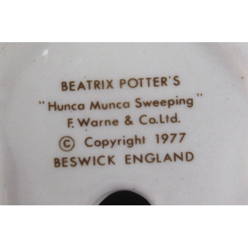 248 - 8 Beswick Beatrix Potter figures, together with a Royal Albert figure to include Little black Rabbit... 
