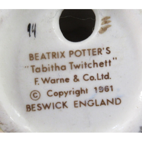 249 - 8 Beswick Beatrix Potter figures to include Tabitha Twitchett, Benjamin Bunny, Squirrel Nutkin, Old ... 