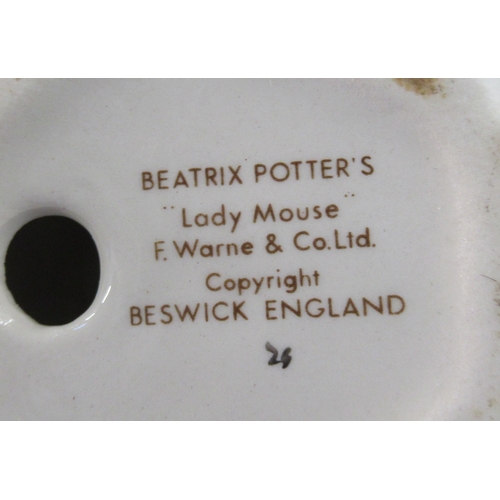 249 - 8 Beswick Beatrix Potter figures to include Tabitha Twitchett, Benjamin Bunny, Squirrel Nutkin, Old ... 