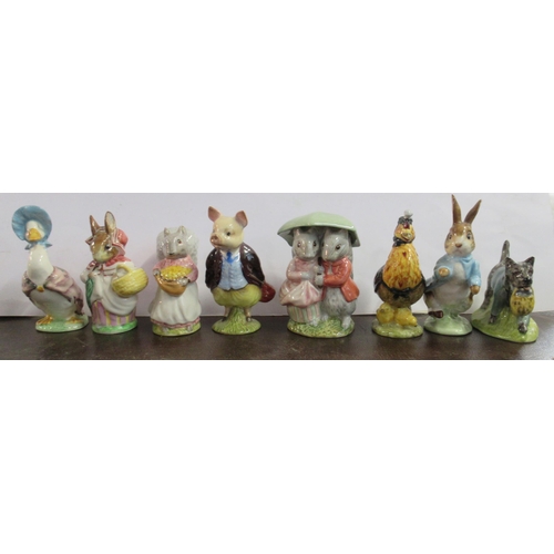 250 - 8 Beswick Beatrix Potter figures, together with a Royal Albert figure to include Peter Rabbit , Good... 