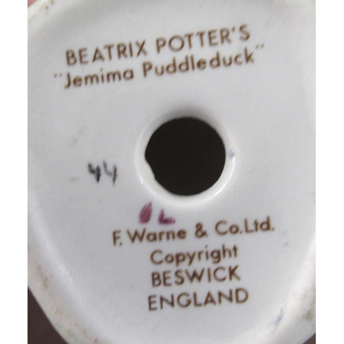 250 - 8 Beswick Beatrix Potter figures, together with a Royal Albert figure to include Peter Rabbit , Good... 