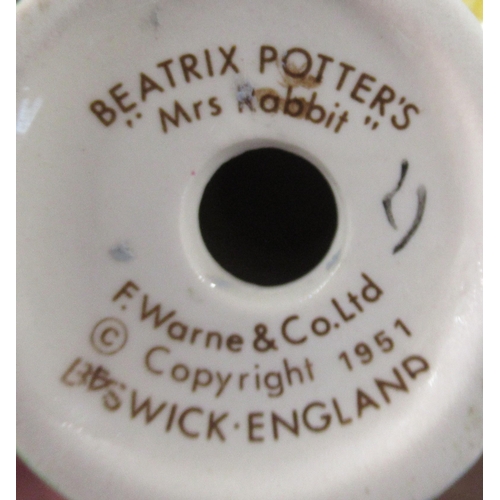 250 - 8 Beswick Beatrix Potter figures, together with a Royal Albert figure to include Peter Rabbit , Good... 