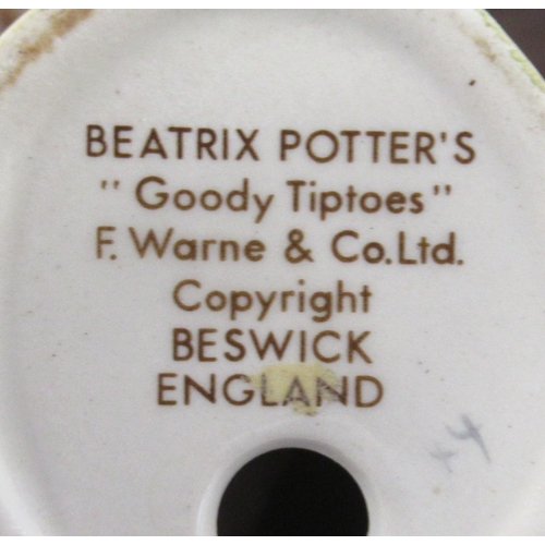 250 - 8 Beswick Beatrix Potter figures, together with a Royal Albert figure to include Peter Rabbit , Good... 