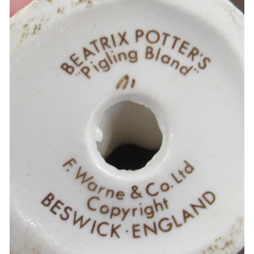 250 - 8 Beswick Beatrix Potter figures, together with a Royal Albert figure to include Peter Rabbit , Good... 