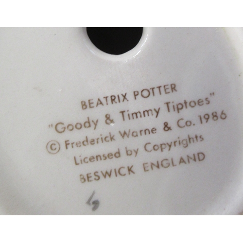 250 - 8 Beswick Beatrix Potter figures, together with a Royal Albert figure to include Peter Rabbit , Good... 