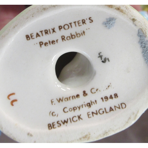 250 - 8 Beswick Beatrix Potter figures, together with a Royal Albert figure to include Peter Rabbit , Good... 