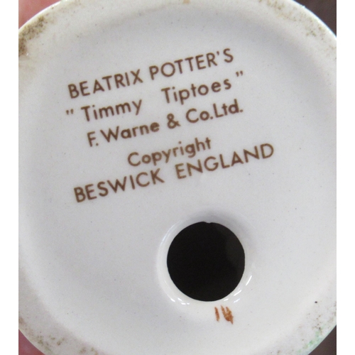 251 - 8 Beswick Beatrix Potter figures to include Aunt Peticotes, Tabitha Twichit, Taylor of Gloucester et... 