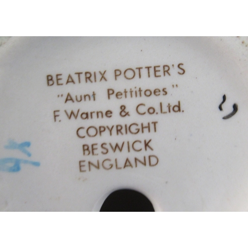 251 - 8 Beswick Beatrix Potter figures to include Aunt Peticotes, Tabitha Twichit, Taylor of Gloucester et... 