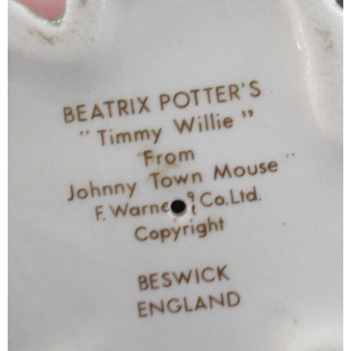 251 - 8 Beswick Beatrix Potter figures to include Aunt Peticotes, Tabitha Twichit, Taylor of Gloucester et... 