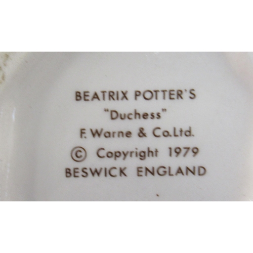 254 - Two Beswick Beatrice Pottery figures, Duchess, both with pie