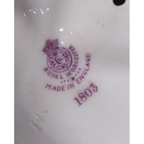 258 - Two Royal Worcester gilded ivory figures, a seated woman playing the lute, model number 1547 and a m... 