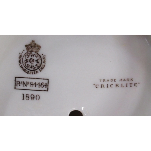 263 - A Royal Worcester shot silt figure, of a water carrier, model number 125, height 10ins, together wit... 