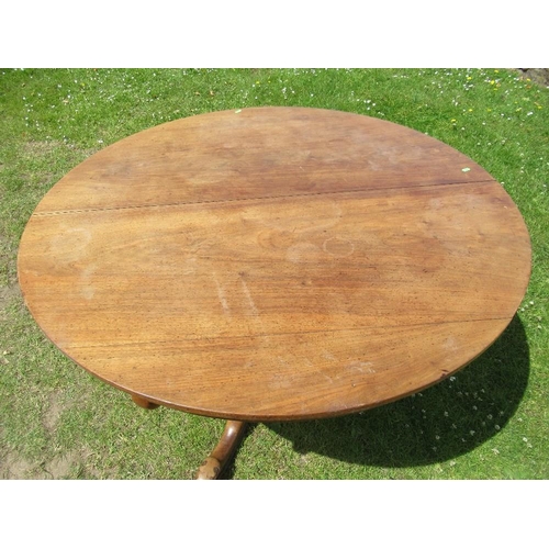 65 - A 19th century centre table 48ins diameter,  height 26ins