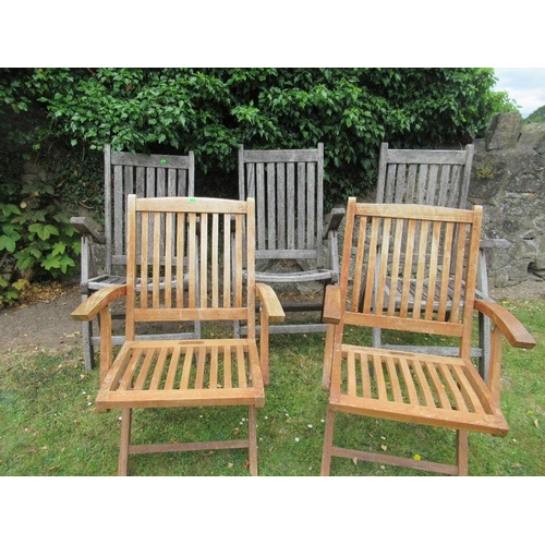 91b - Five  Garden Chairs