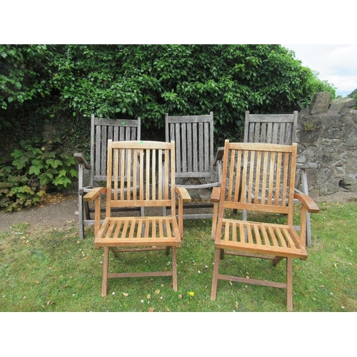 91b - Five  Garden Chairs