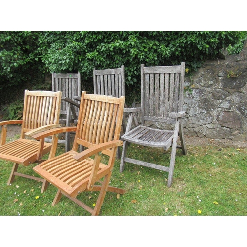 91b - Five  Garden Chairs