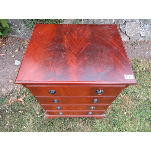 77a - A reproduction chest of drawers