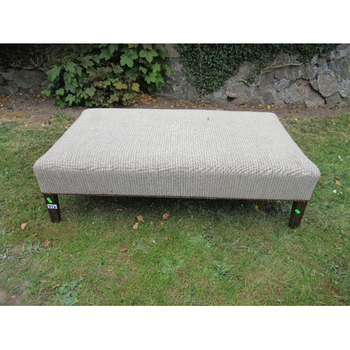 55A - A rectangular foot stool  24ins x 42ins, height 12ins