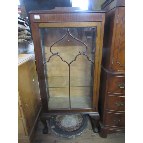 38 - A display cabinet, width 23ins, height 52ins