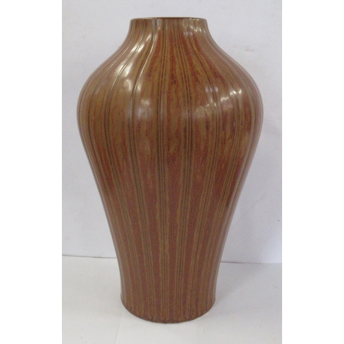 499 - A Rorstand ceramic vase, by Gunnel Nyland (1904- 1989), of baluster form with incised design and bro... 