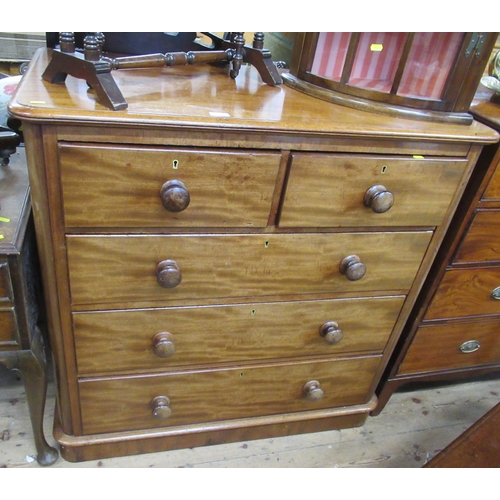 10 - A Victorian chest of drawers, width 42ins, depth 21ins, height 42ins