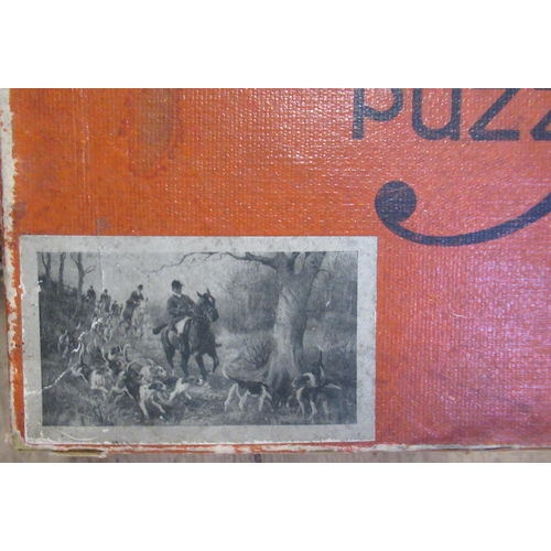 112 - A collection of Chad Valley wooden jigsaw Puzzles, some retailed by Boots