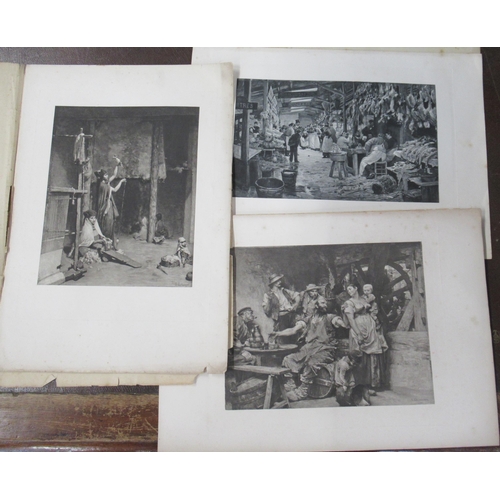 153 - Clifford Slocombe, nine unframed engravings, together with other prints