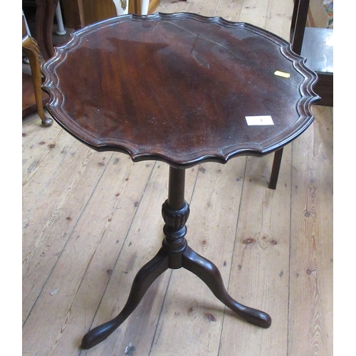 3 - Two small Sutherland tables together with a pie crust top occasional table