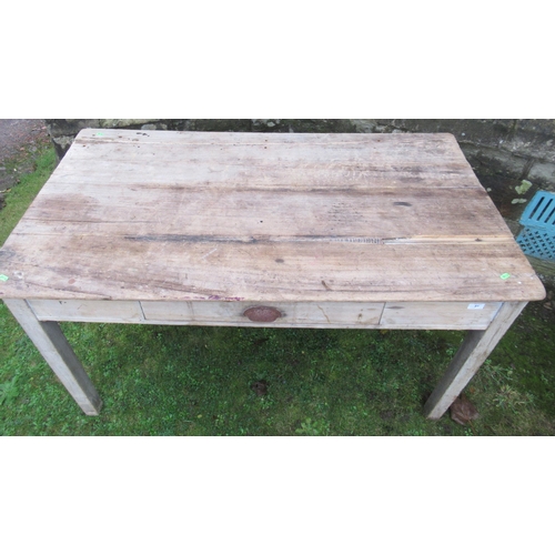 81a - A pine table, af