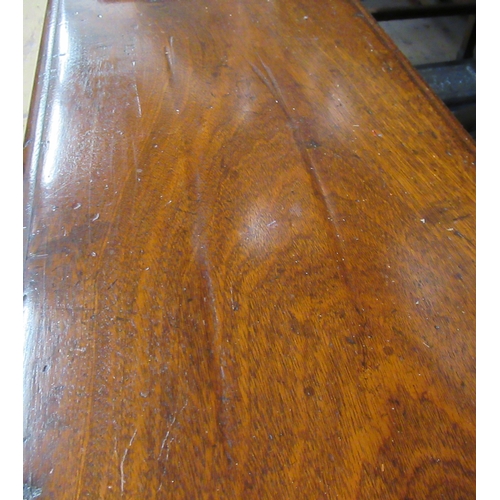 9 - A 19th century mahogany window seat, in the manner of Tatham, width 72ins, depth12ins, height 19ins