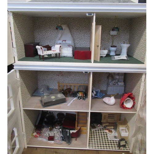 21 - A dolls house, together with accessories