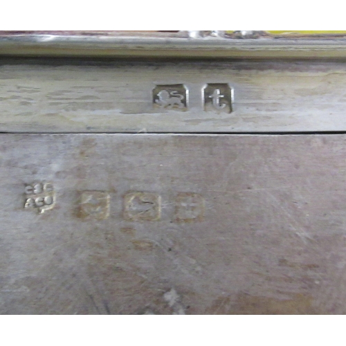 255 - A silver jewellery box, together with another box