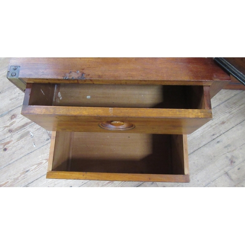 4 - A 19th century mahogany captains desk