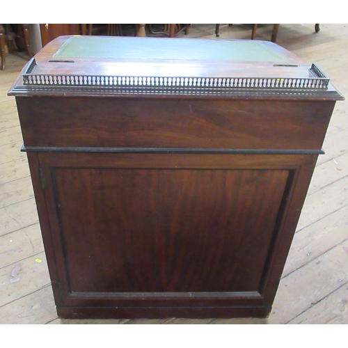 4 - A 19th century mahogany captains desk