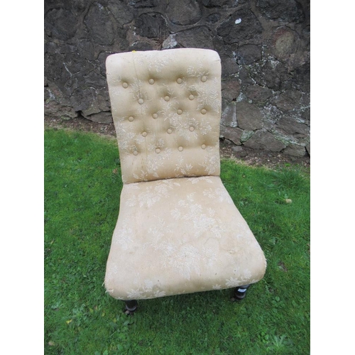 108 - A Victorian easy chair